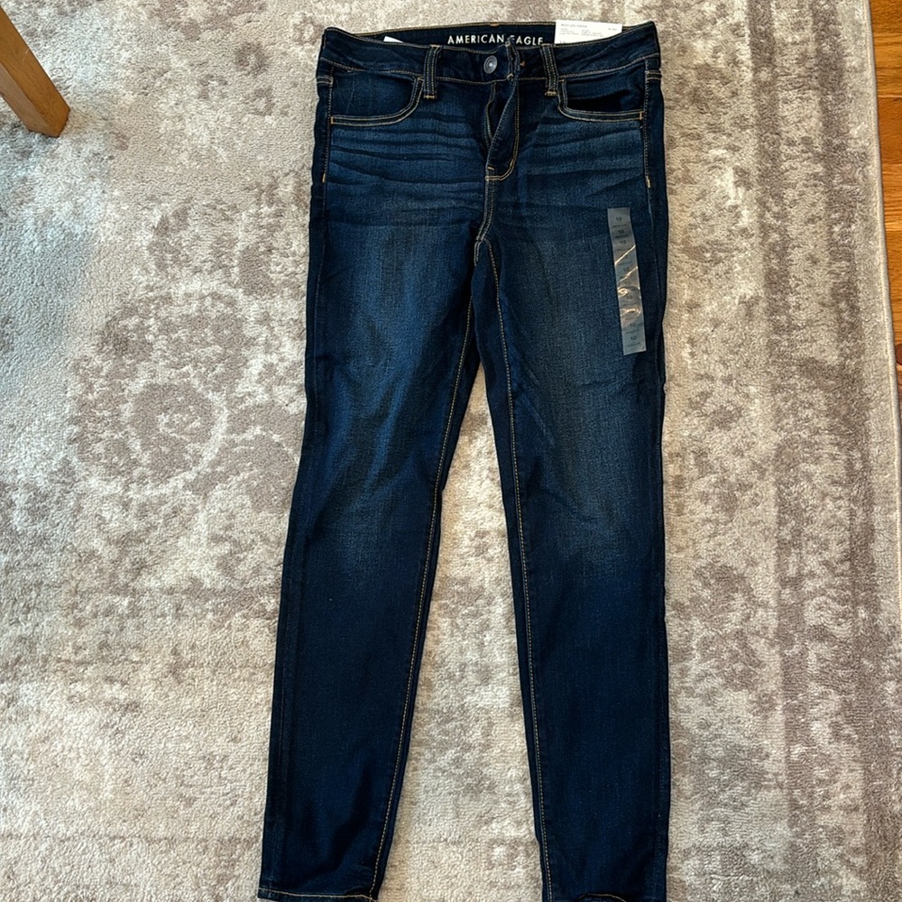 Size 10 dark blue jeans